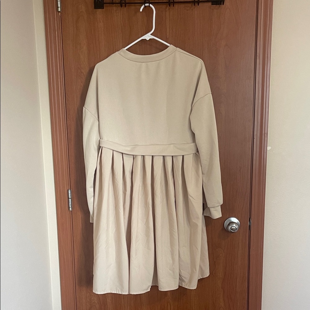 SHEIN Cream Casual Kids Dress